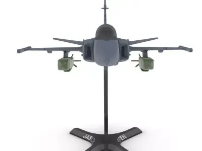 Saab JAS 39 Gripen 3D print model