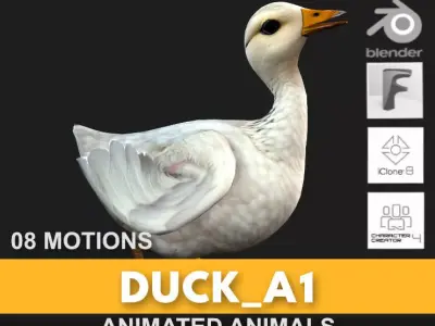 Duck A1 3D model