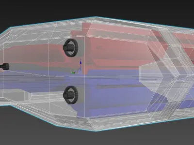 Inverted Coanda Aero Foil - Concept 3D model