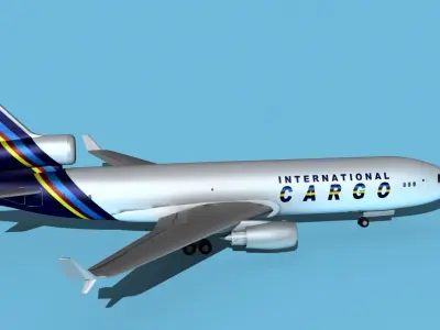 McDonnell Douglas MD-11 International Cargo 3D model