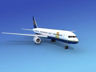Boeing 757-200 ATA Airlines 3D model