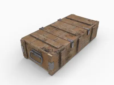 Ammo Crate - PBR Low-poly 3D model