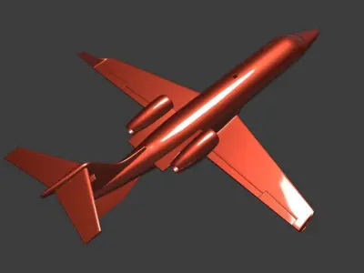 Learjet 45 ready for 3D printing 3D print model
