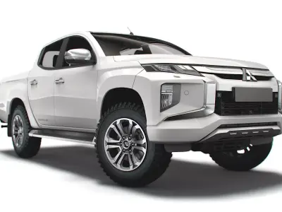 Mitsubishi L200 UK-spec Barbarian X 2021 3D model