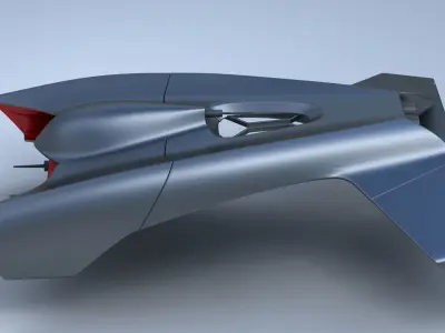 Space Ship Concept 3D model