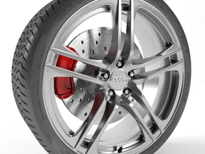 Audi R8 Wheel 3D model