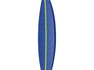 Surfboard Shortboard Performance 3D model