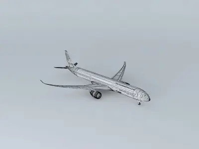 Trans-Continental Express Airbus A350-1000XWB Free 3D model