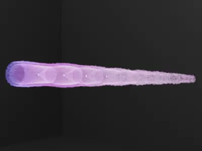 Rocket - Jet Engine Thrust Animation 3D model