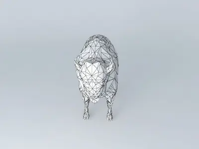 NORTH AMERICAN BISON 3D model
