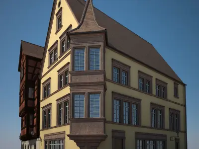 Medieval Houses IV 3D model