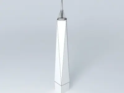 Freedom tower 3D model purchase