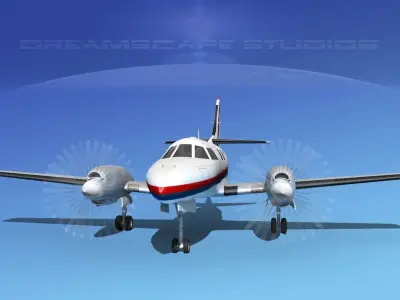 Swearingen SA226-T Merlin III V03 3D model