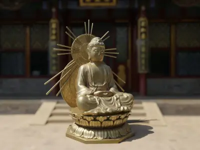 Buddha Statue 3D model