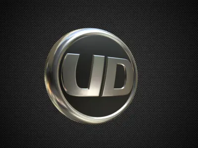 ud logo 3D model