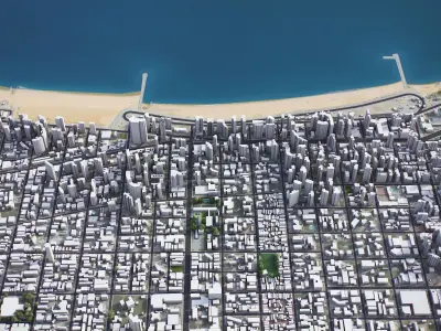 Fortaleza Low-poly 3D model