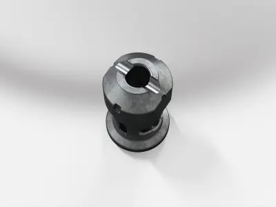 muzzle brake vol17 3D model