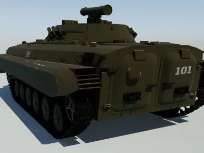 BMP-2 Low-poly 3D model