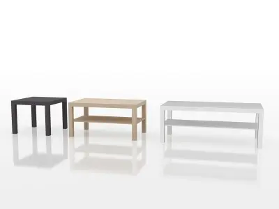 Ikea LACK Table Free low-poly 3D model