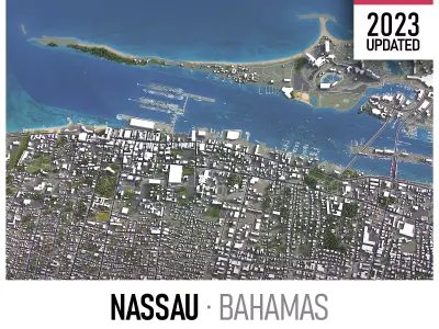 Nassau Low-poly 3D model