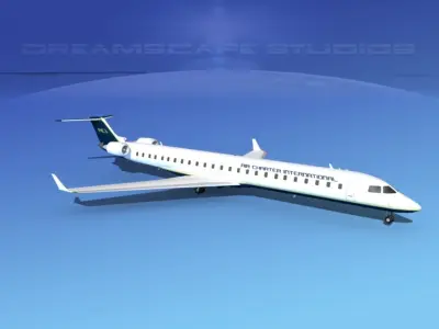 Bombardier CRJ1000 Air Charter Intl 3D model
