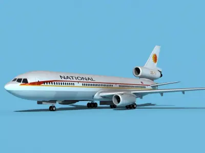 McDonnell Douglas MD-11 National 3D model