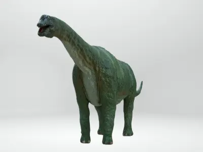 Apatosaurus Dinosaur Low-poly 3D model