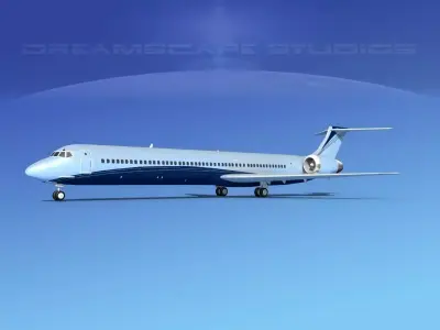 McDonnell Douglas MD83 Corporate 1 3D model