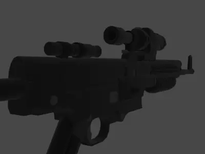 Star Wars A280C A295 Rebel Blaster Low-poly 3D model