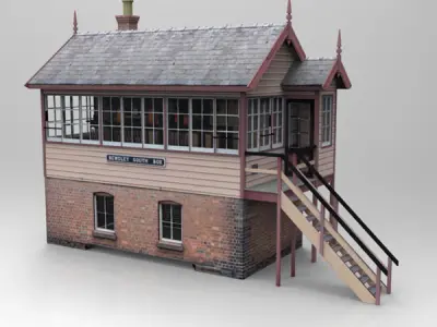 GWR Signal Box 3D model
