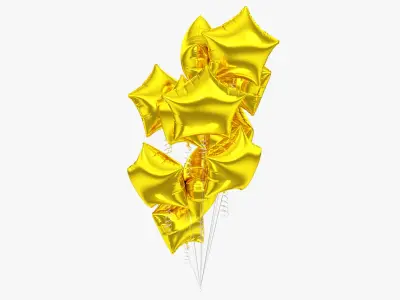 Gifts with Balloons Collection V2 3D model