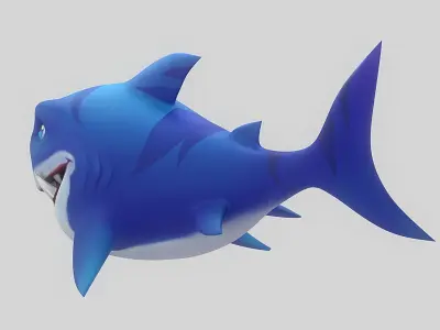 Cartoon Fish 16 Low-poly 3D model