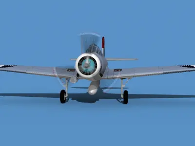 Douglas TBD-1 Devestator V14 3D model