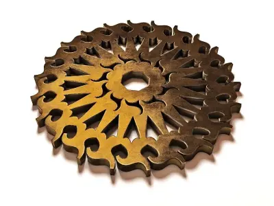 Steampunk Gear Pack Low-poly 3D model