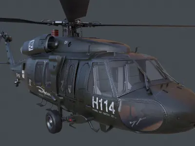 UH-60 Blackhawk 3D model