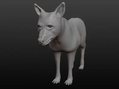 dog model 3D model