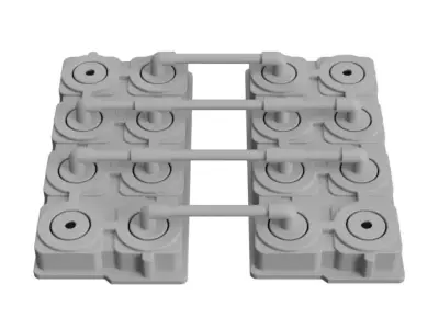 Galaxys Edge Coolant Pipe Connections inspired by Star Wars 3D print model