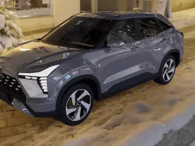 Mitsubishi Xforce 2022 3D Model 3D model