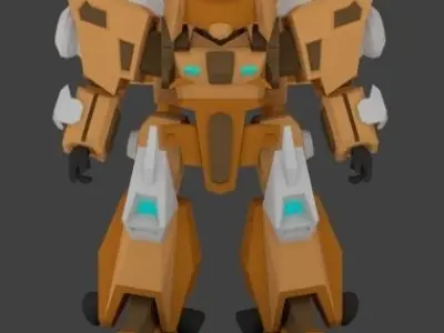 Super Mecha 2 - Gorean of Code Name F41VDI - 3D Print Ready 3D print model