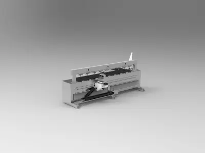 A side drilling machine 3D model