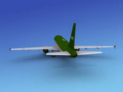 Airbus A320 Corporate 6 3D model