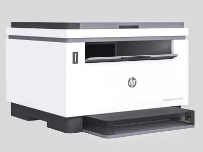 HP LaserJet Tank 1602w Printer 3D model