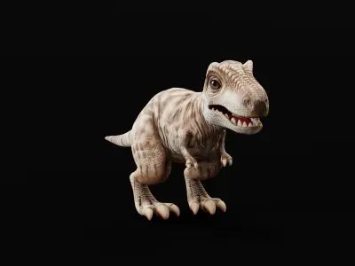 Tyrannosaurus Rex Baby Dinosaur Low-poly 3D model
