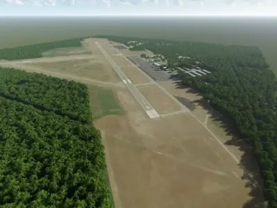 Marthas Vineyard Airport 3D model