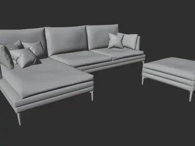 Williams sofa and chair Free 3D model