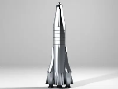 Rocket Missile - Atlas 3D model