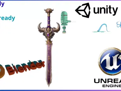 Eclipse Blade Low-poly 3D model