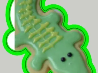 Crocodile Cookie Cutter 3D print model