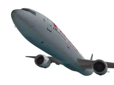 Boeing 777-300ER Air Canada 3D model