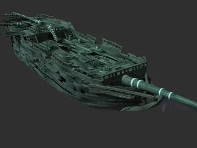 Shipwreck 02 3D model